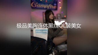 极品美胸连体黑丝OL装美女