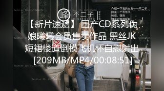 【新片速遞】 国产CD系列伪娘曦曦会员售卖作品 黑丝JK短裙楼道倒模飞机杯自慰射出 [209MB/MP4/00:08:51]