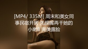 [MP4/ 335M] 周末和美女同事民宿开房 先操嘴再干她的小嫩B 完美露脸