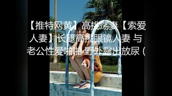 【推特网黄】高挑荡妻【索爱人妻】长腿高挑眼镜人妻 与老公性爱啪啪 野外露出放尿 (4)