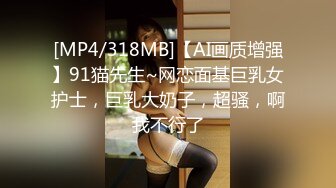 [MP4/318MB]【AI画质增强】91猫先生~网恋面基巨乳女护士，巨乳大奶子，超骚，啊我不行了