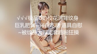 √√√极品G奶校花满背纹身 巨乳肥臀~兴奋吃鸡 道具自慰~被纹身大哥无套啪啪狂操